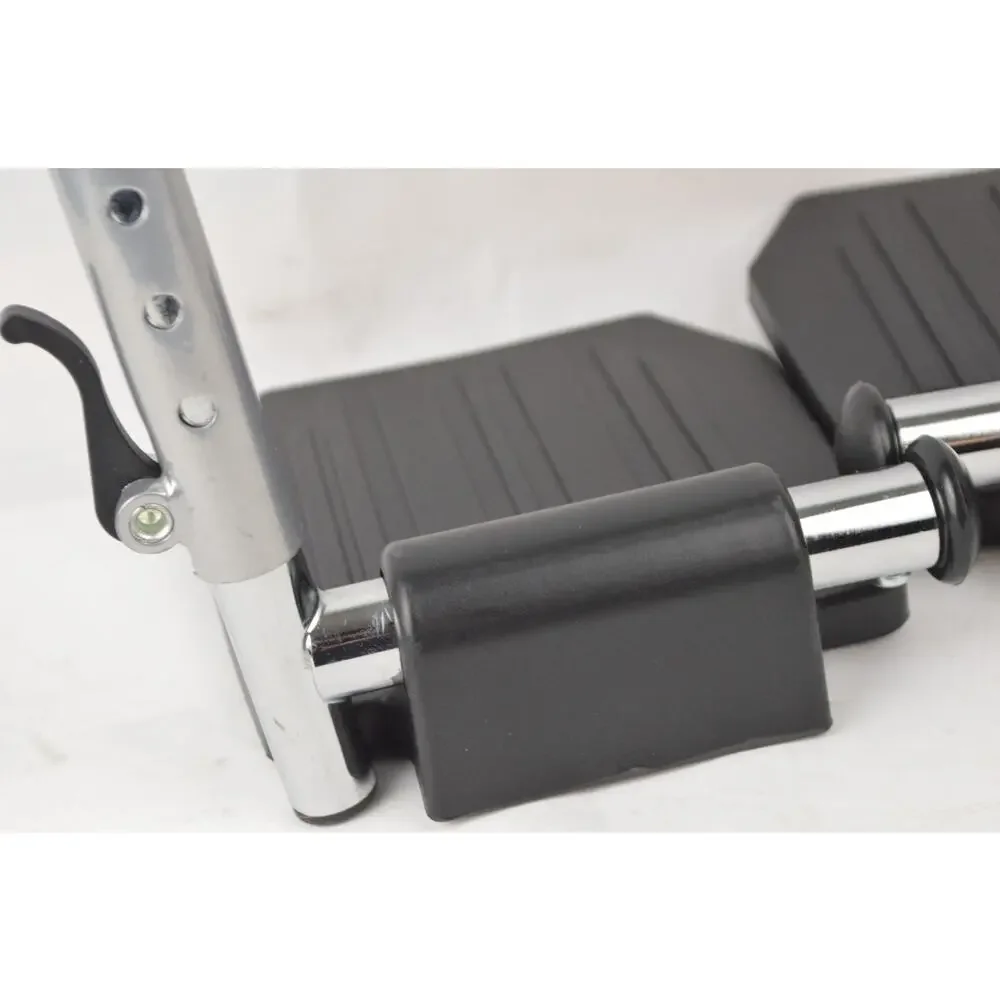 Pair Adjustable Swing Away Wheelchair Footrests Foot Plates